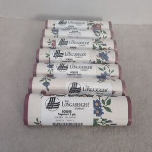 Longaberger Wallpaper Border Garden Splendor 6.75 in x 5 yards EACH Lot of 7